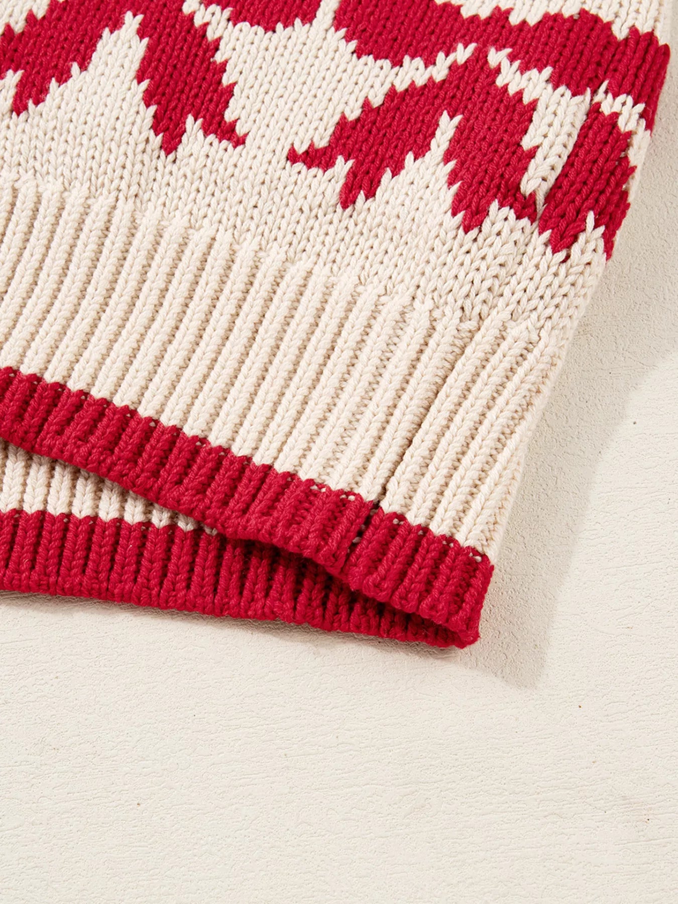 Bow Pattern Textured Open Front Baggy Cardigan