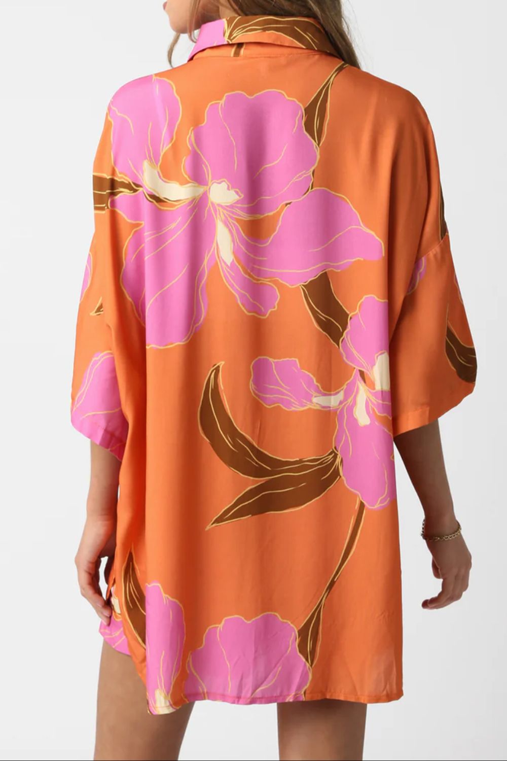 Floral Print Shirt and Shorts Set