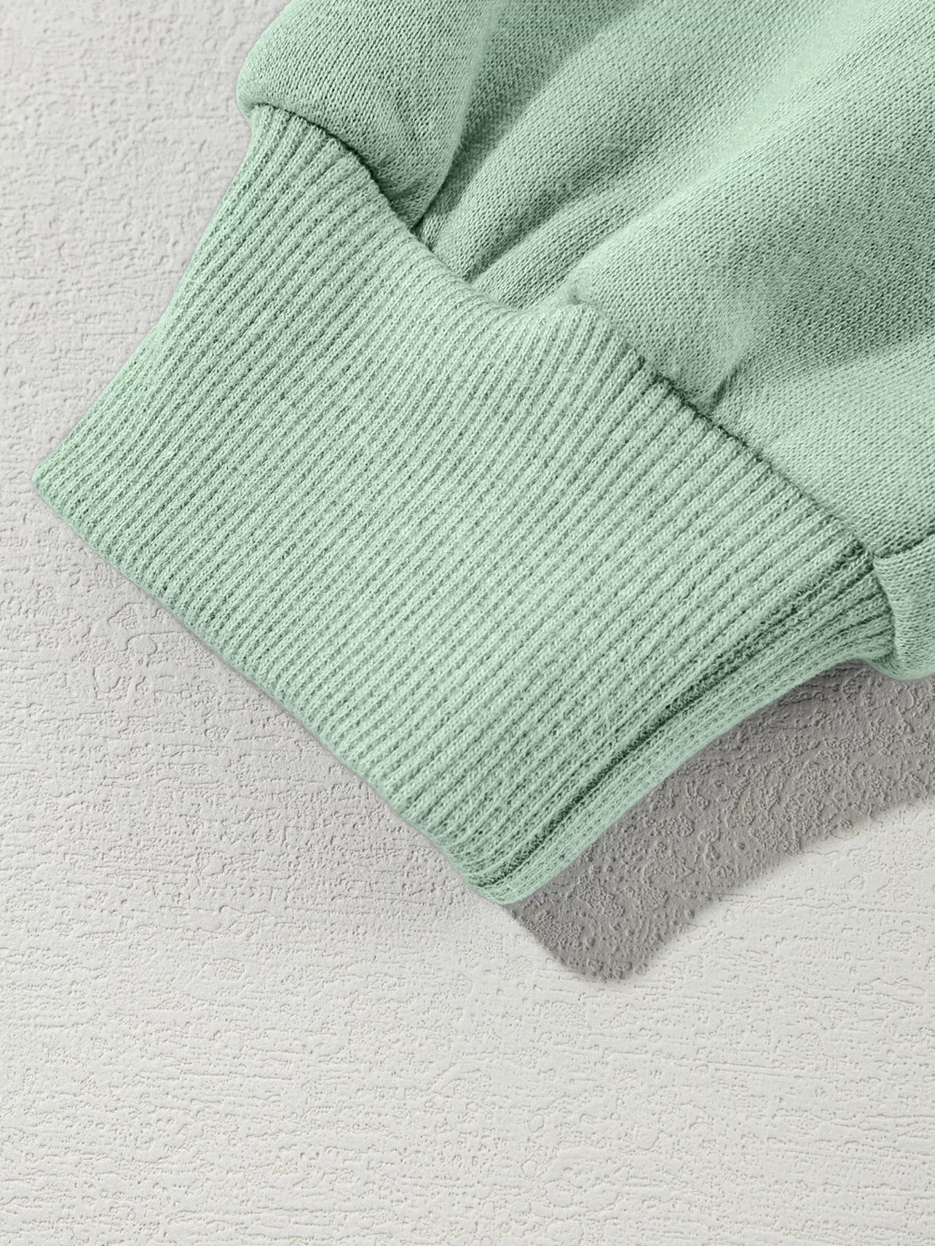 Drop Shoulder Zip Up Jacket and Drawstring Pants Active 2pcs Set