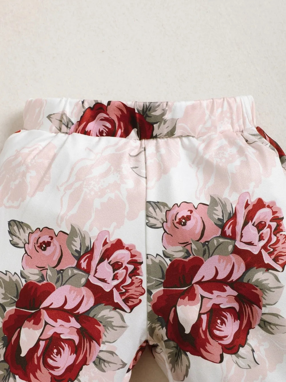 Children's Floral Top and Pants Set