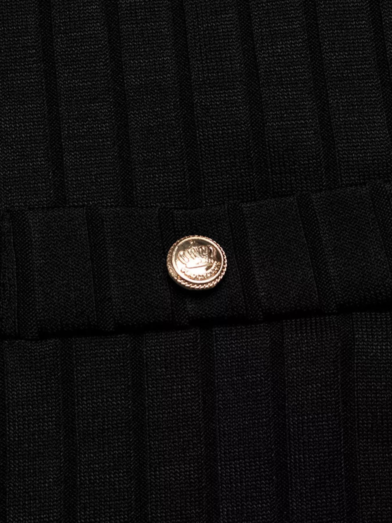 Ribbed Knit Cardigan & Wide Leg Pants Set