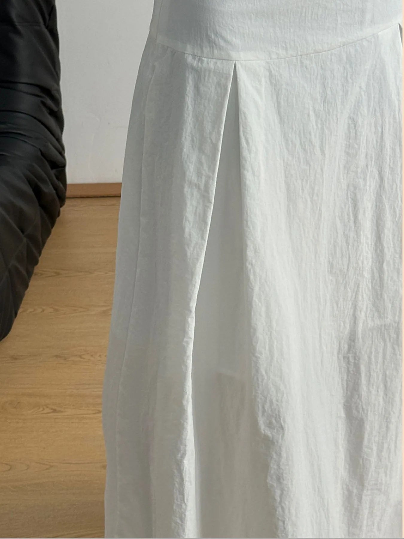 High Waist A-Line Maxi Skirt