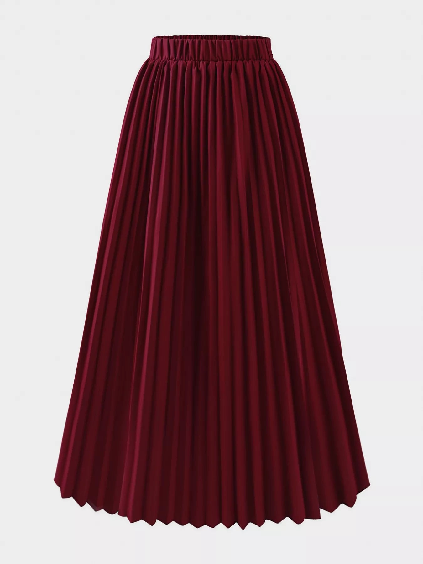 Pleated Midi Skirt