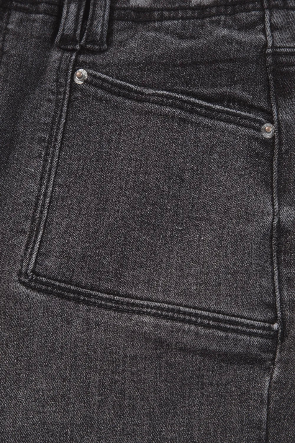 High-Waisted Wide-Leg Vintage Wash Jeans