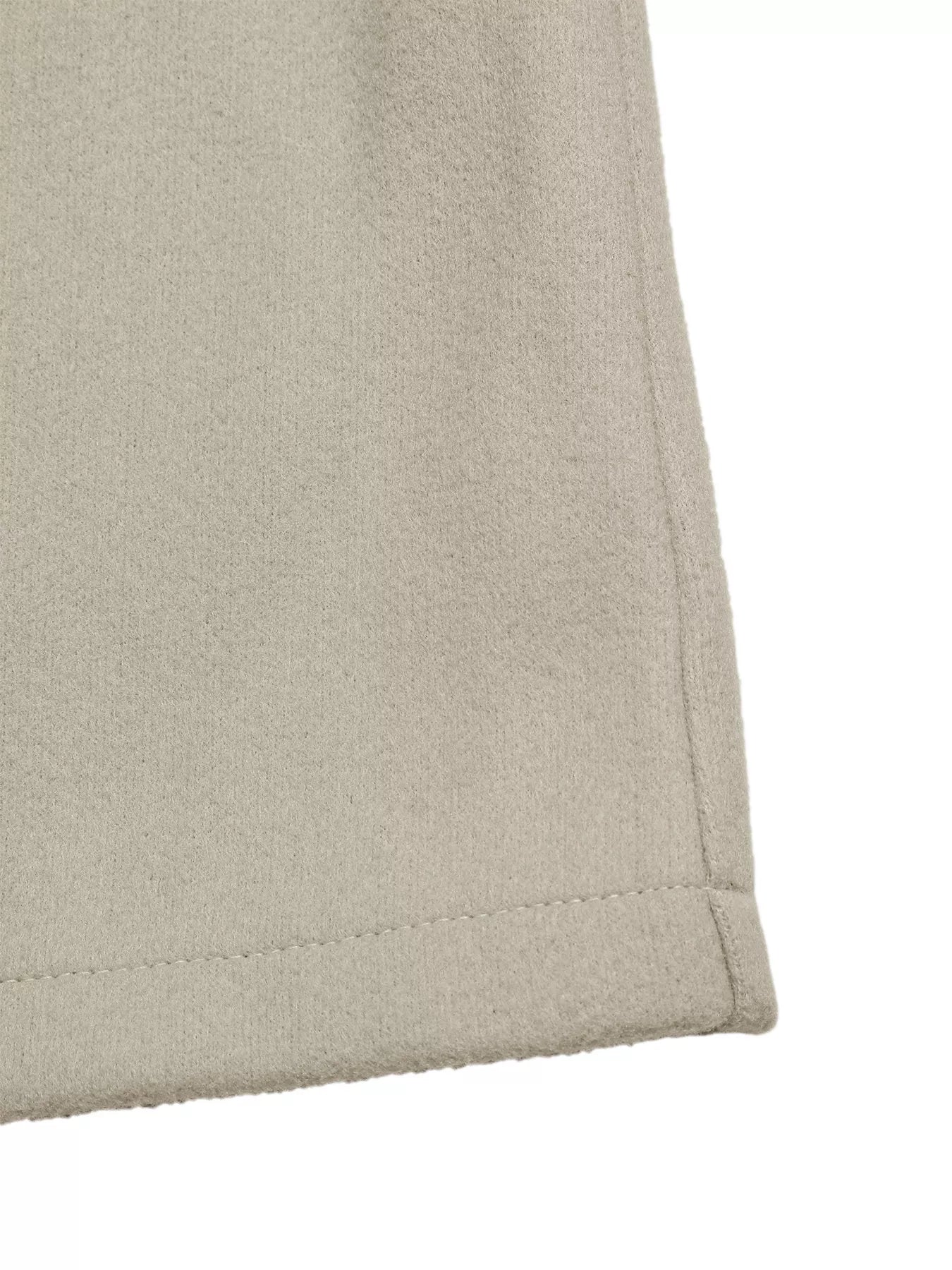 Double-Breasted Wool Blend Outerwear