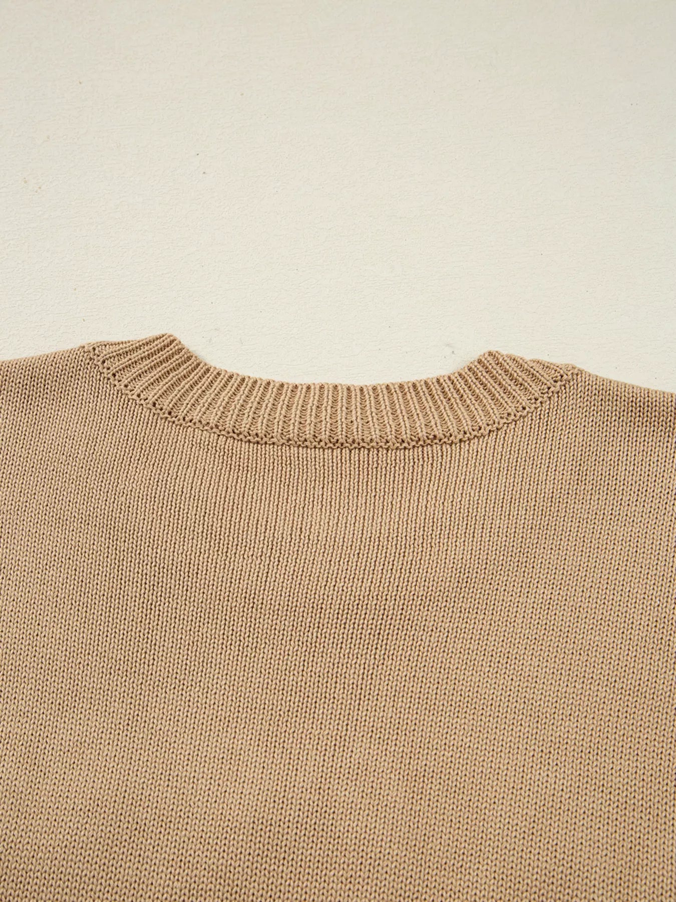 Merry Colorful Dot Detail Christmas Dolman Sweater