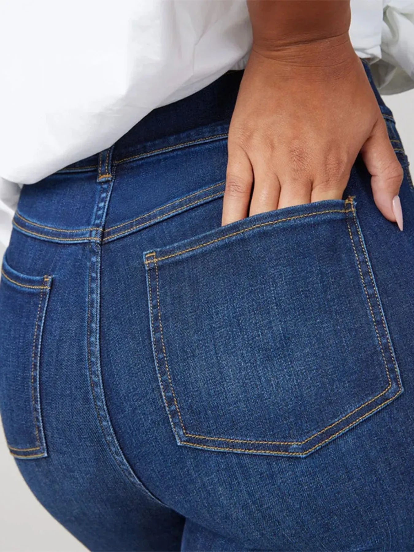 Full Size High-Waisted Flare Jeans Plus Size