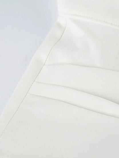 Twisted Front Cap Sleeve Blouse