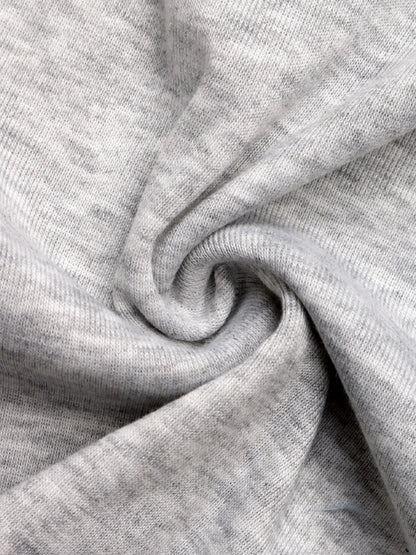 Off-Shoulder Long Sleeve Fitted T-Shirt