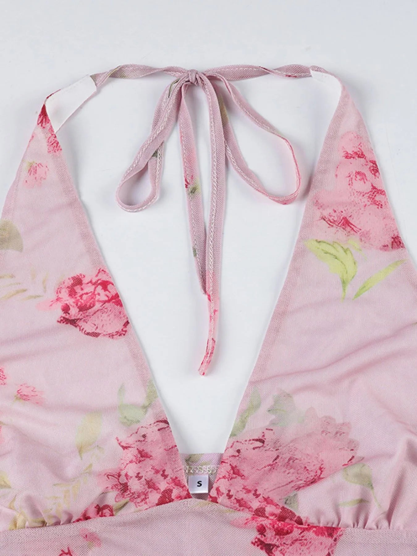 Floral Halter Neck Cami