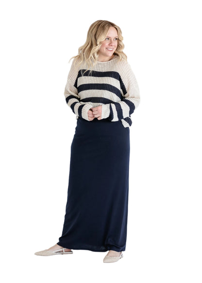 Clarise Premium Knit Maxi Skirt