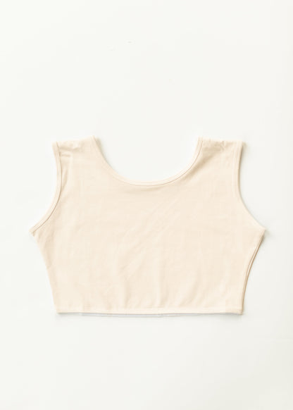 Cotton Demi Layering Tank Ivory