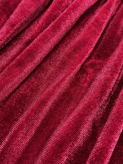 Velvet Long Sleeve Maxi Dress