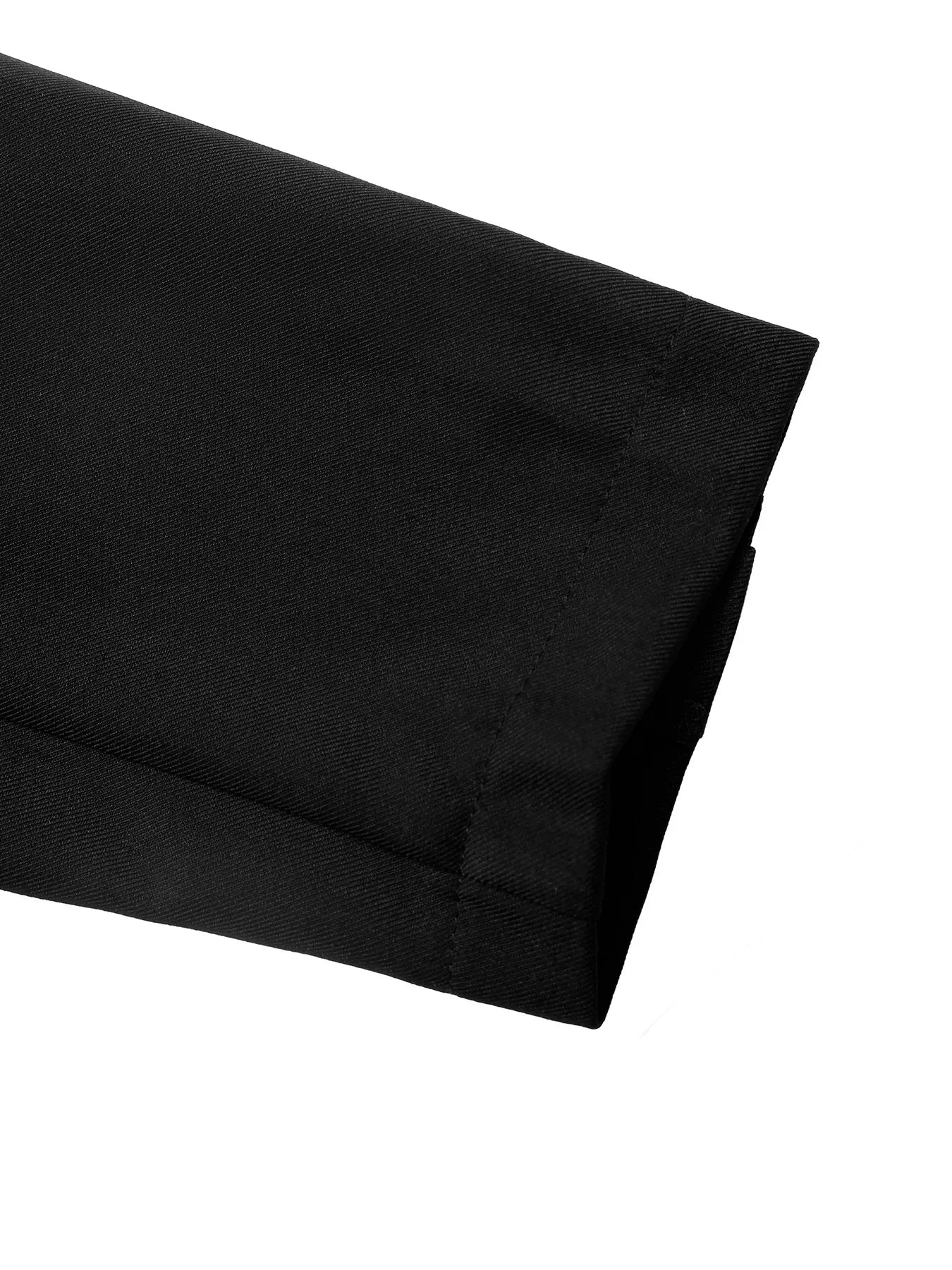 Contrast Houndstooth Tie Waist Blazer