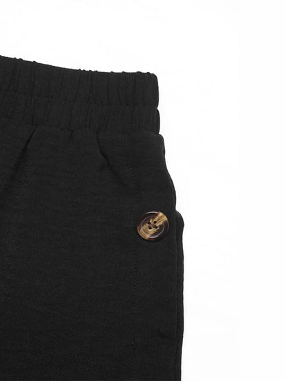 High Waist Maxi Skirt with Pockets