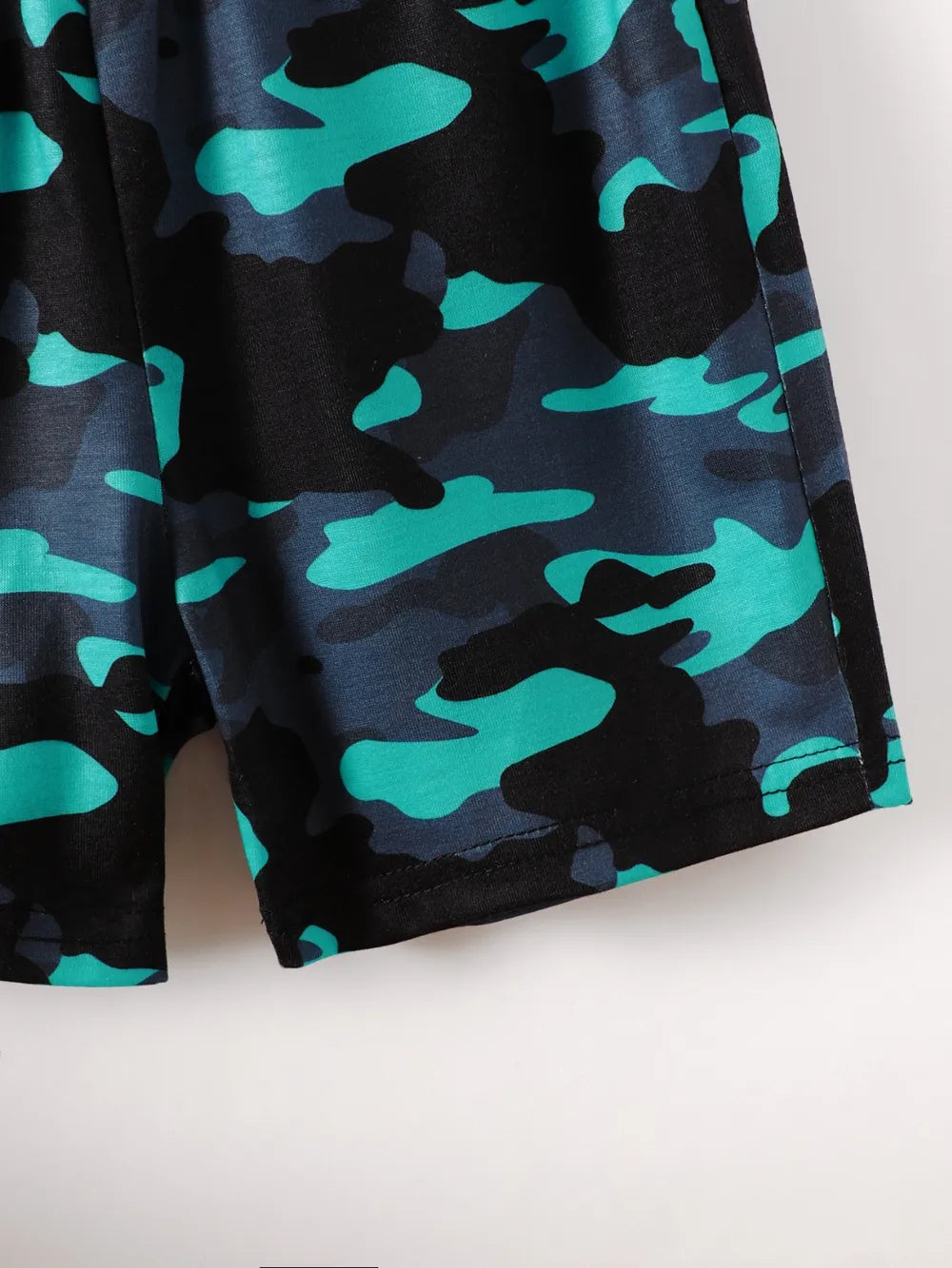 Children's Dinosaur Sleeveless Hooded Top and Pants Set