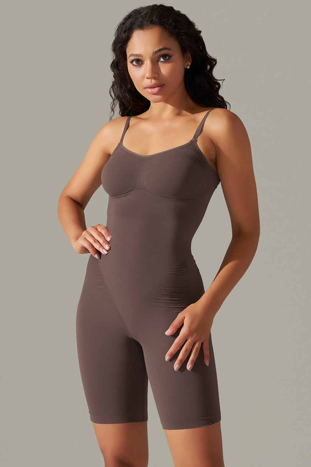 Spaghetti Strap Active Romper