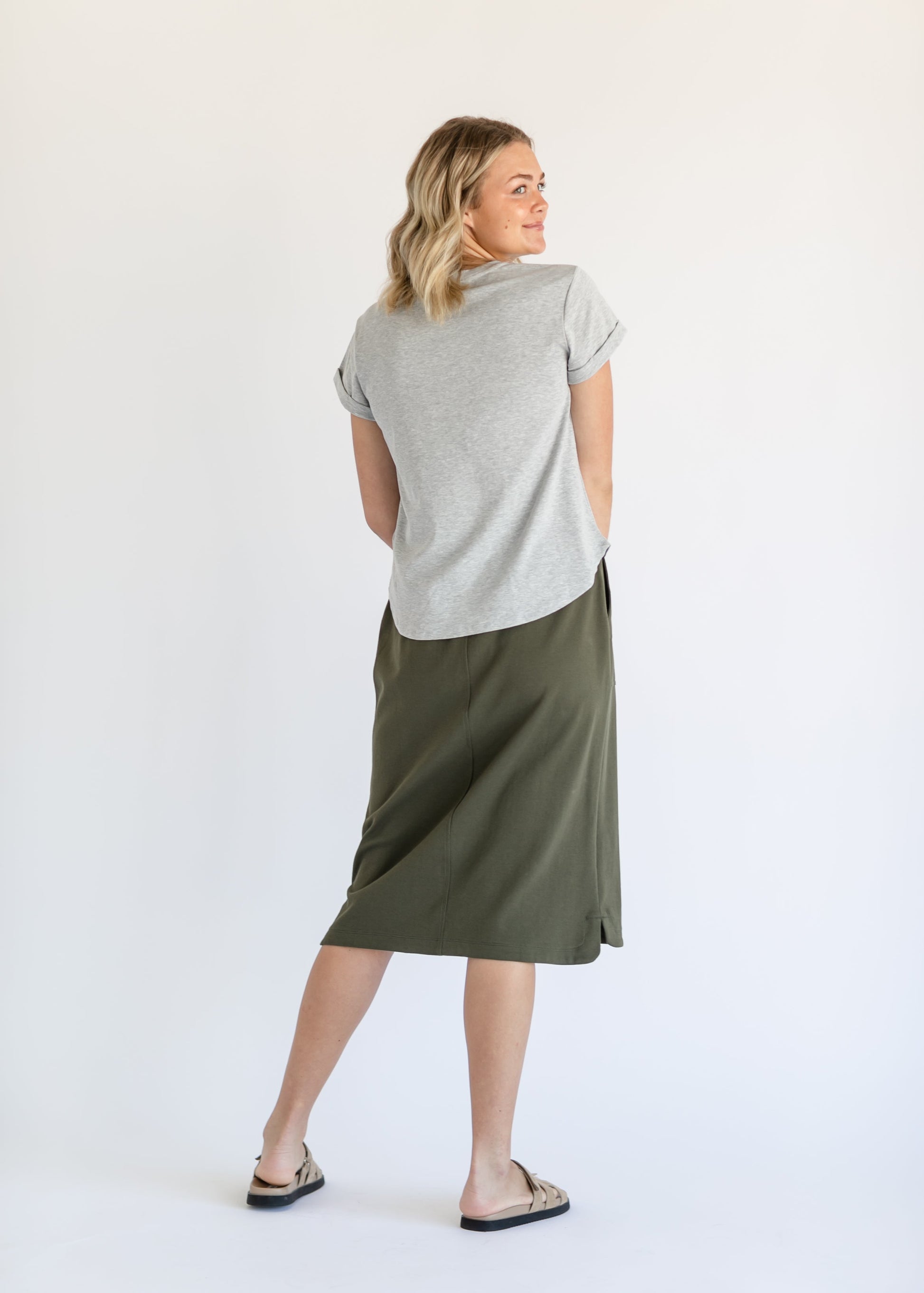 Dani Everyday Midi Skirt