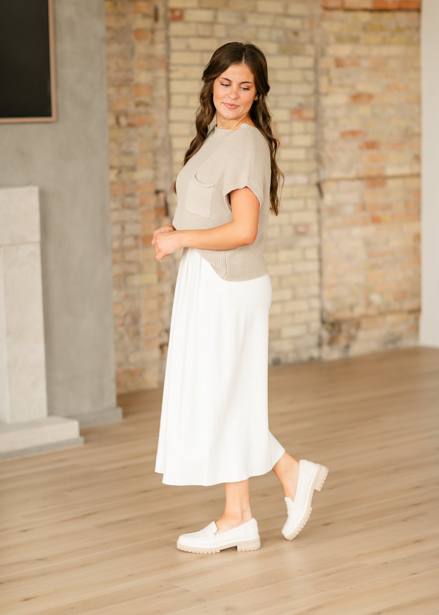 Danya Knit Sweater Set Top + Skirt