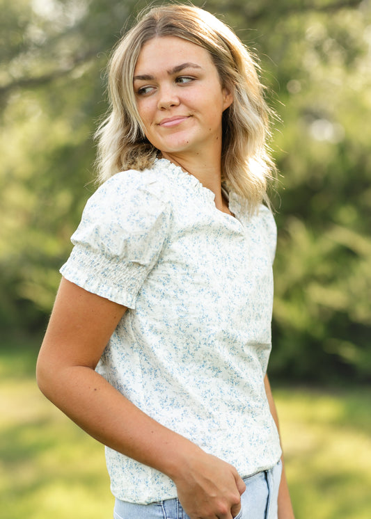 Dempsey Floral Puff Sleeve Top - FINAL SALE