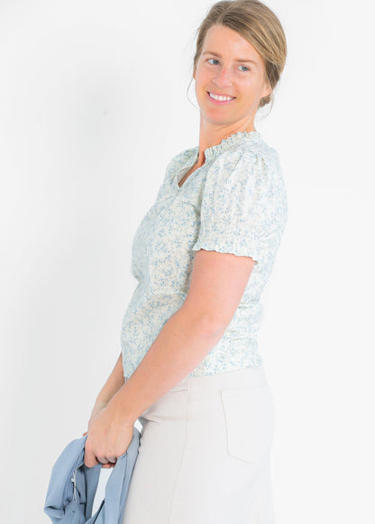 Dempsey Floral Puff Sleeve Top - FINAL SALE