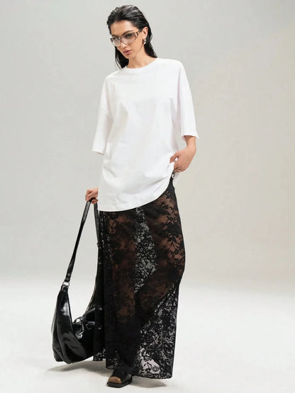Lace Maxi Skirt