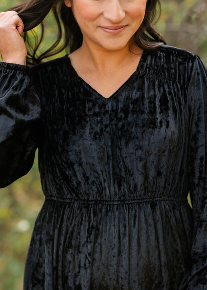 Diana Velvet Midi Dress