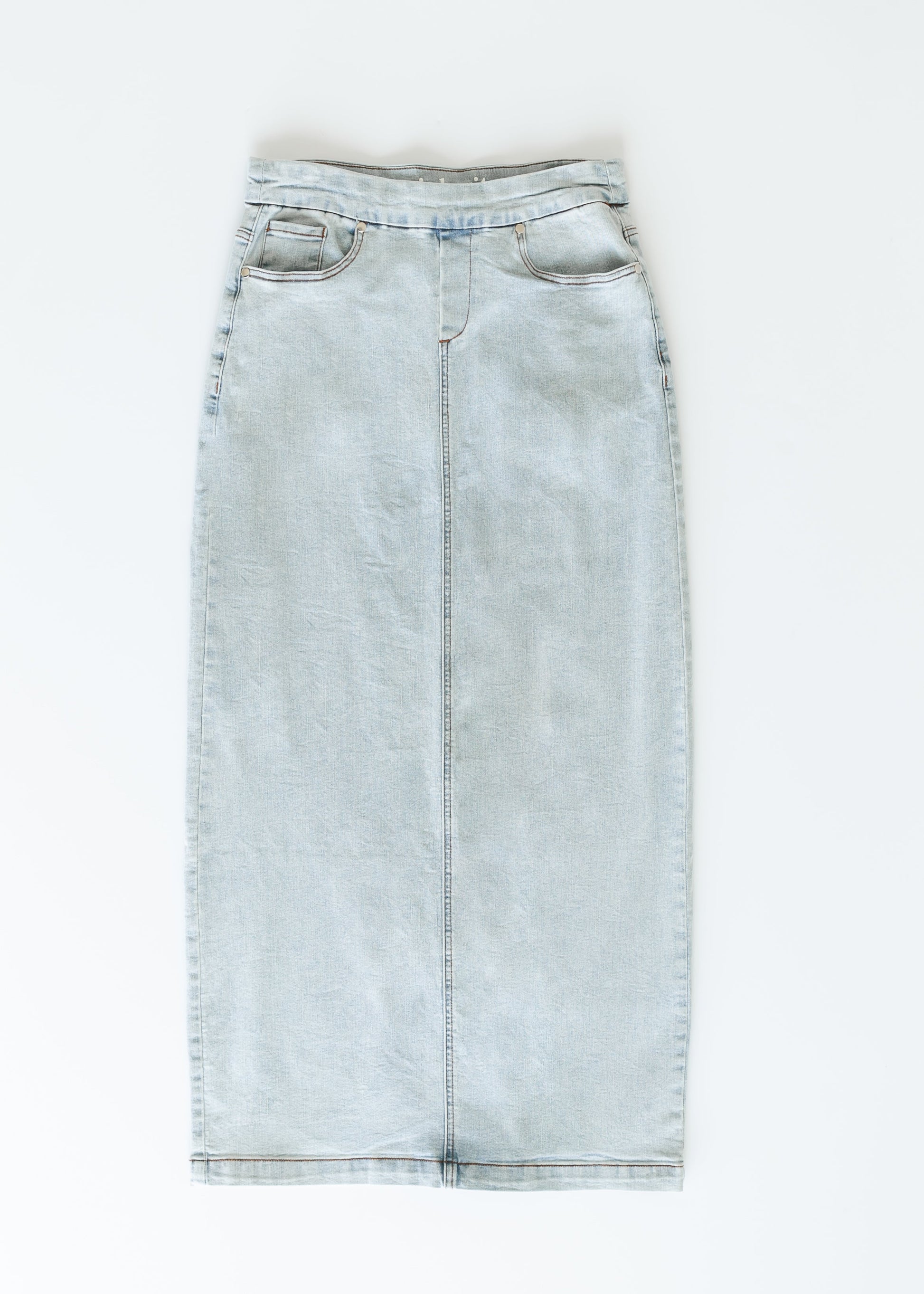 Donna Maxi Denim Skirt