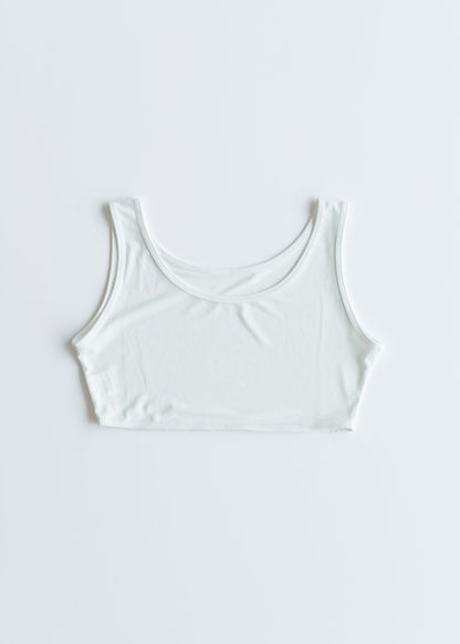 Dressy Demi Layering Tank White