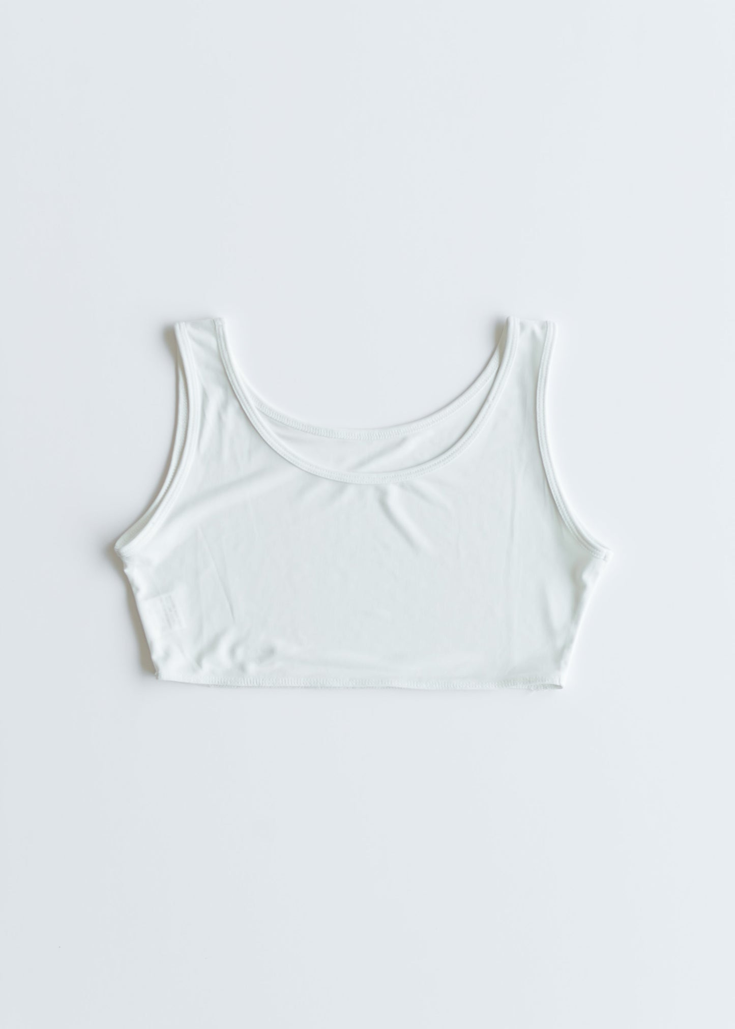 Dressy Demi Layering Tank White