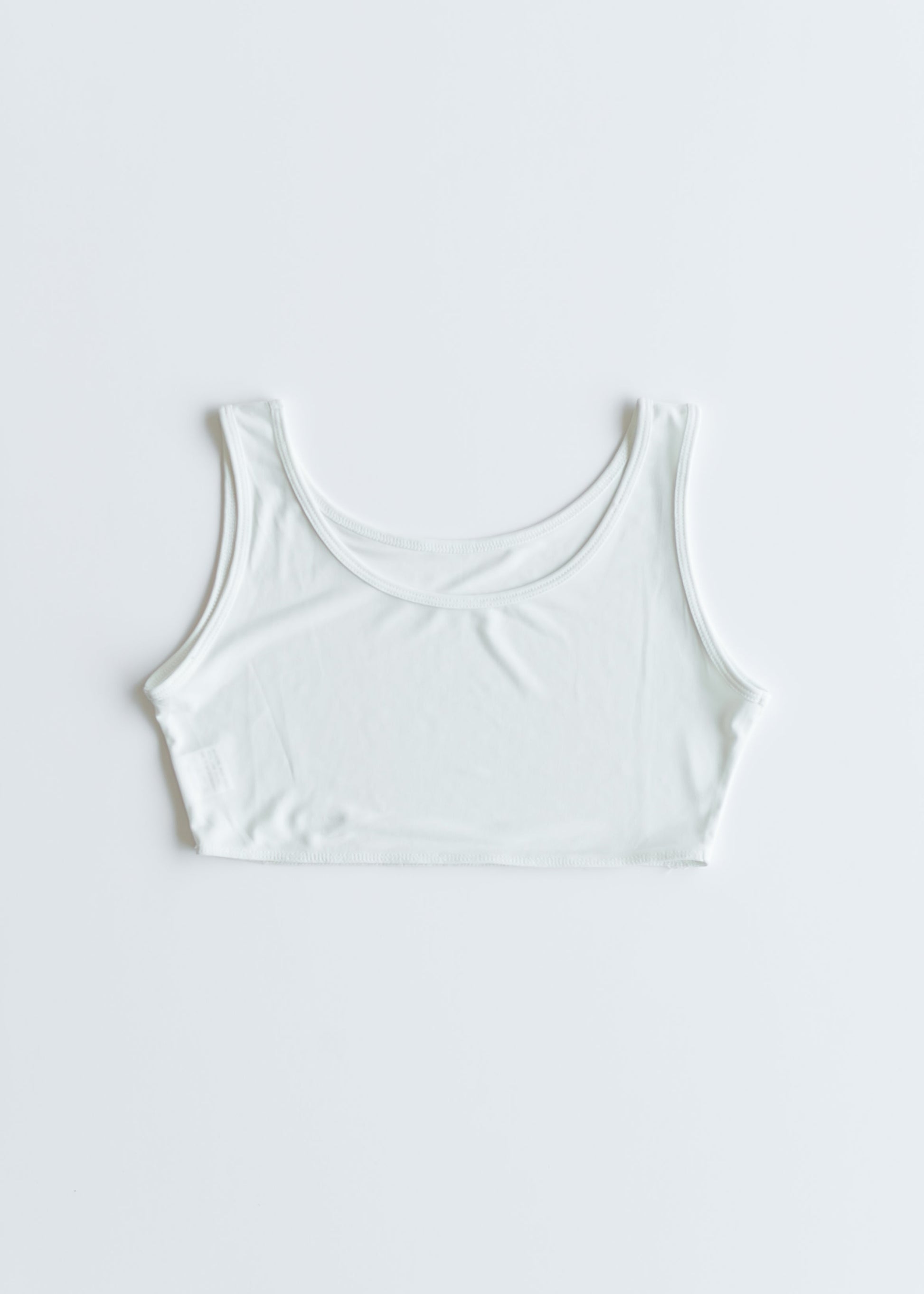 Dressy Demi Layering Tank White