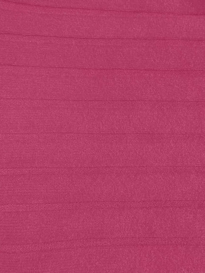 Ribbed Knit Hoodie Dress