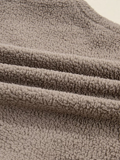 Side Bows Sherpa Fleece Vest