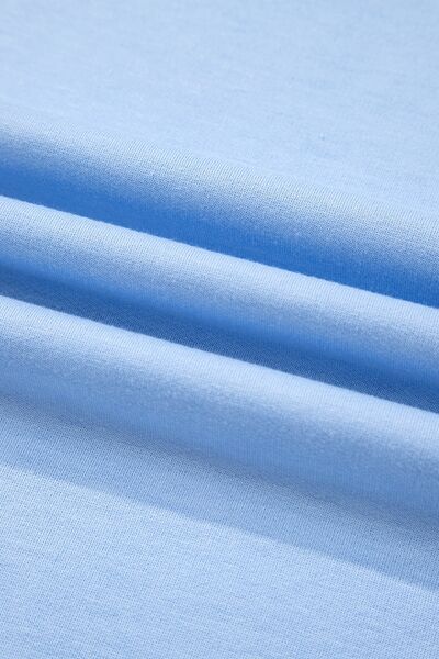 Striped Round Neck Short Sleeve T-Shirt