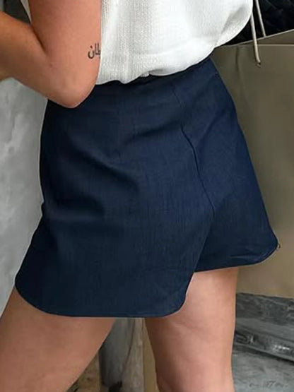 Slit Mini Skort
