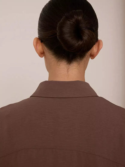 Button Up Long Sleeve Shirt and Pants Set