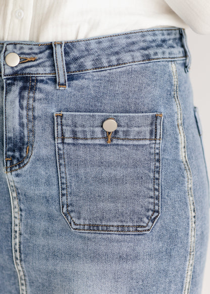 Elin Front Pocket Maxi Skirt - FINAL SALE