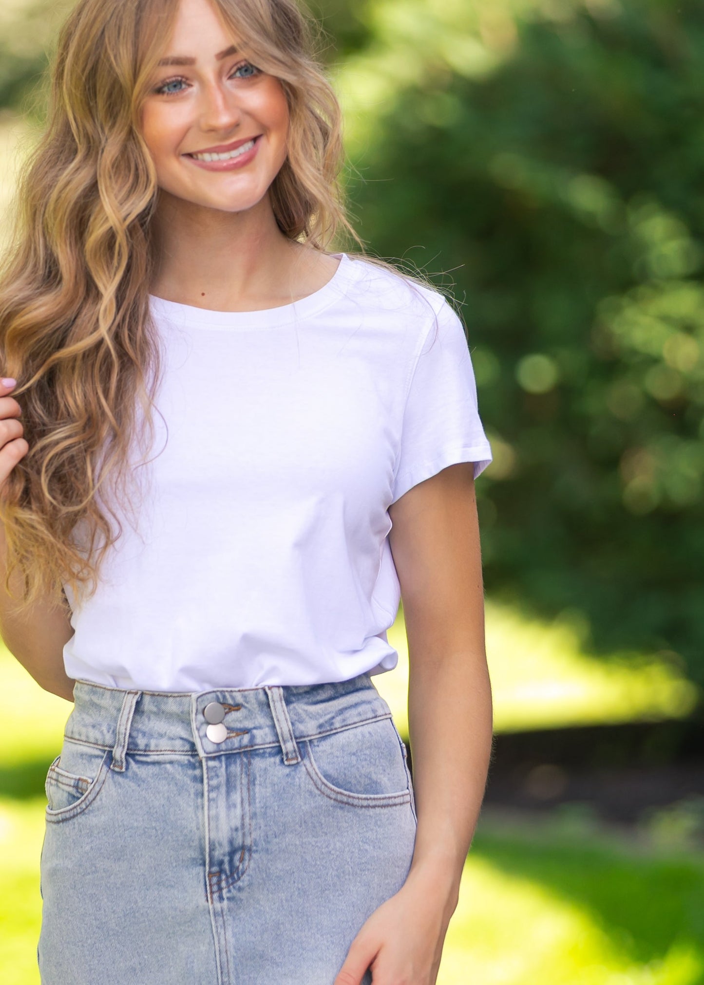 Essential Crew Basic T-shirt White