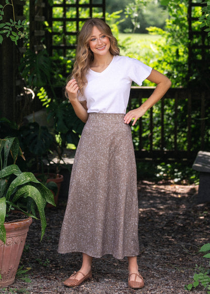 Essential V-neck Flutter Sleeve Top