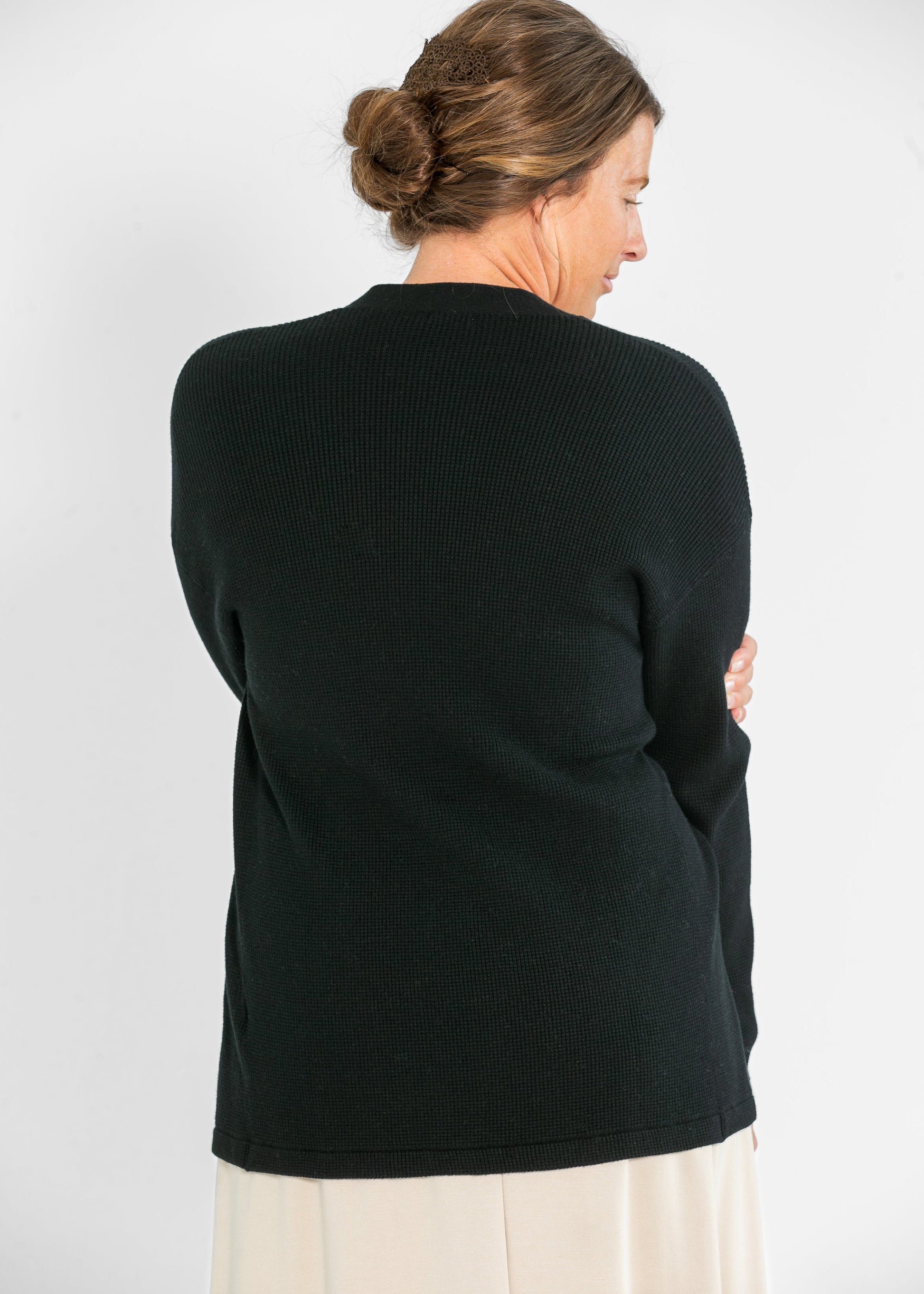 Essential Waffle Knit Cardigan - FINAL SALE