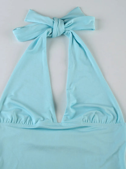 Halter Neck Backless Cami Top