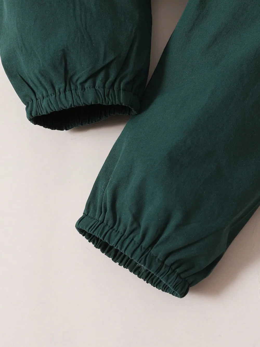 Children's Contrast Ruffled Top and Pants Set