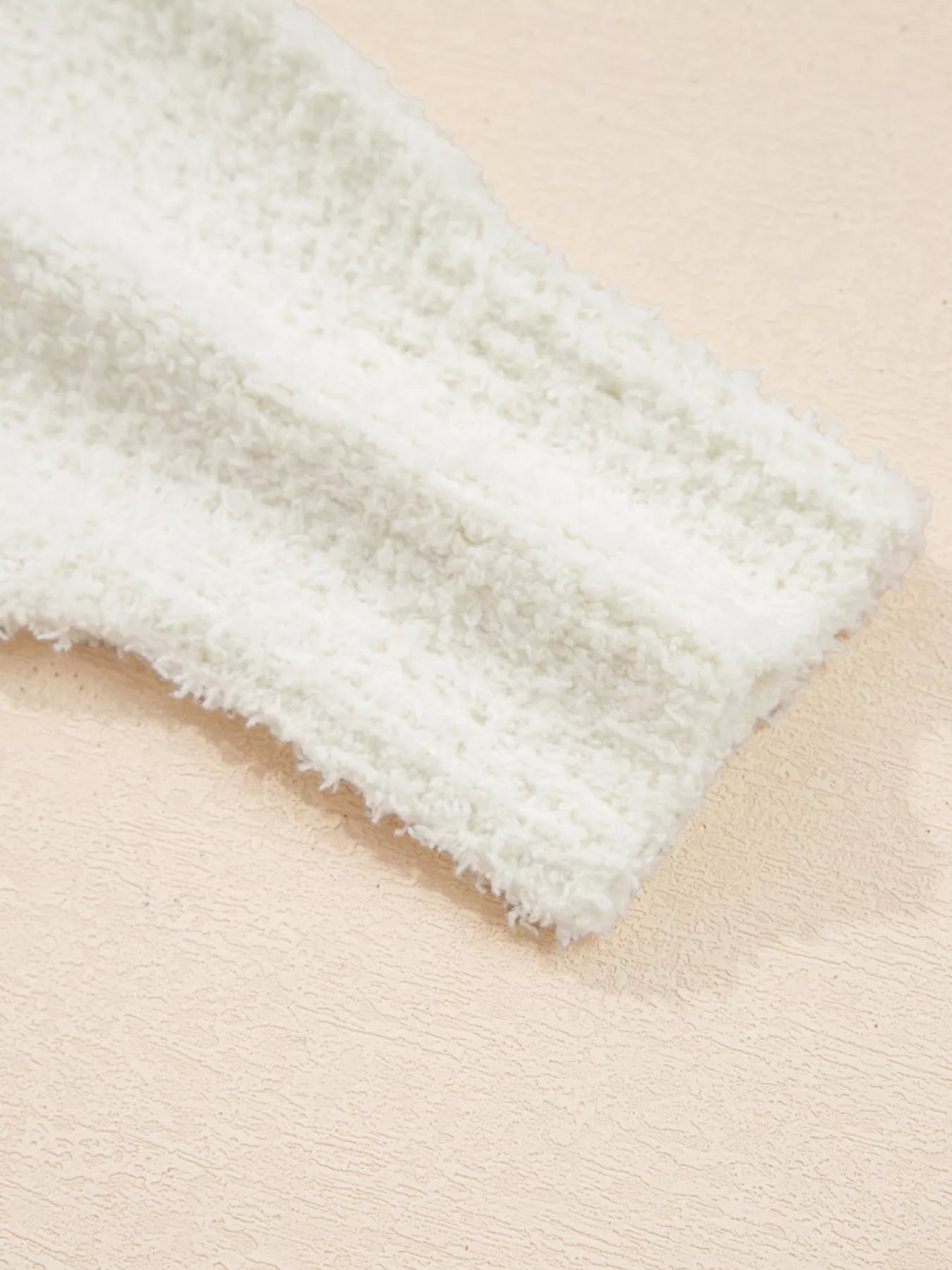 Multicolored Striped Accent Hooded Popcorn Sweater