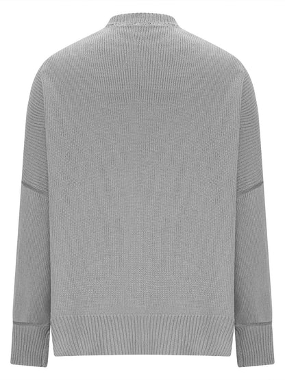Round Neck Long Sleeve Sweater