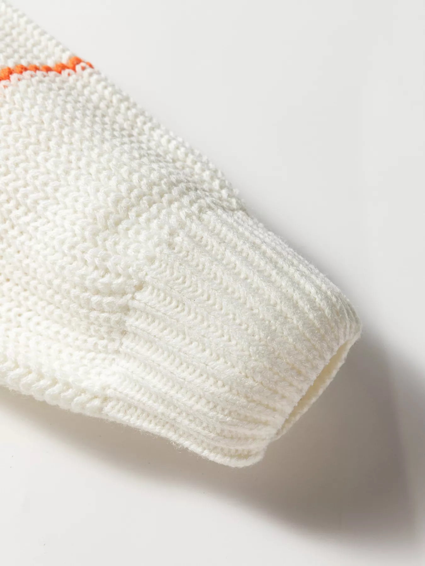 Colorful Striped Detail V Neck Drop Shoulder Baggy Sweater