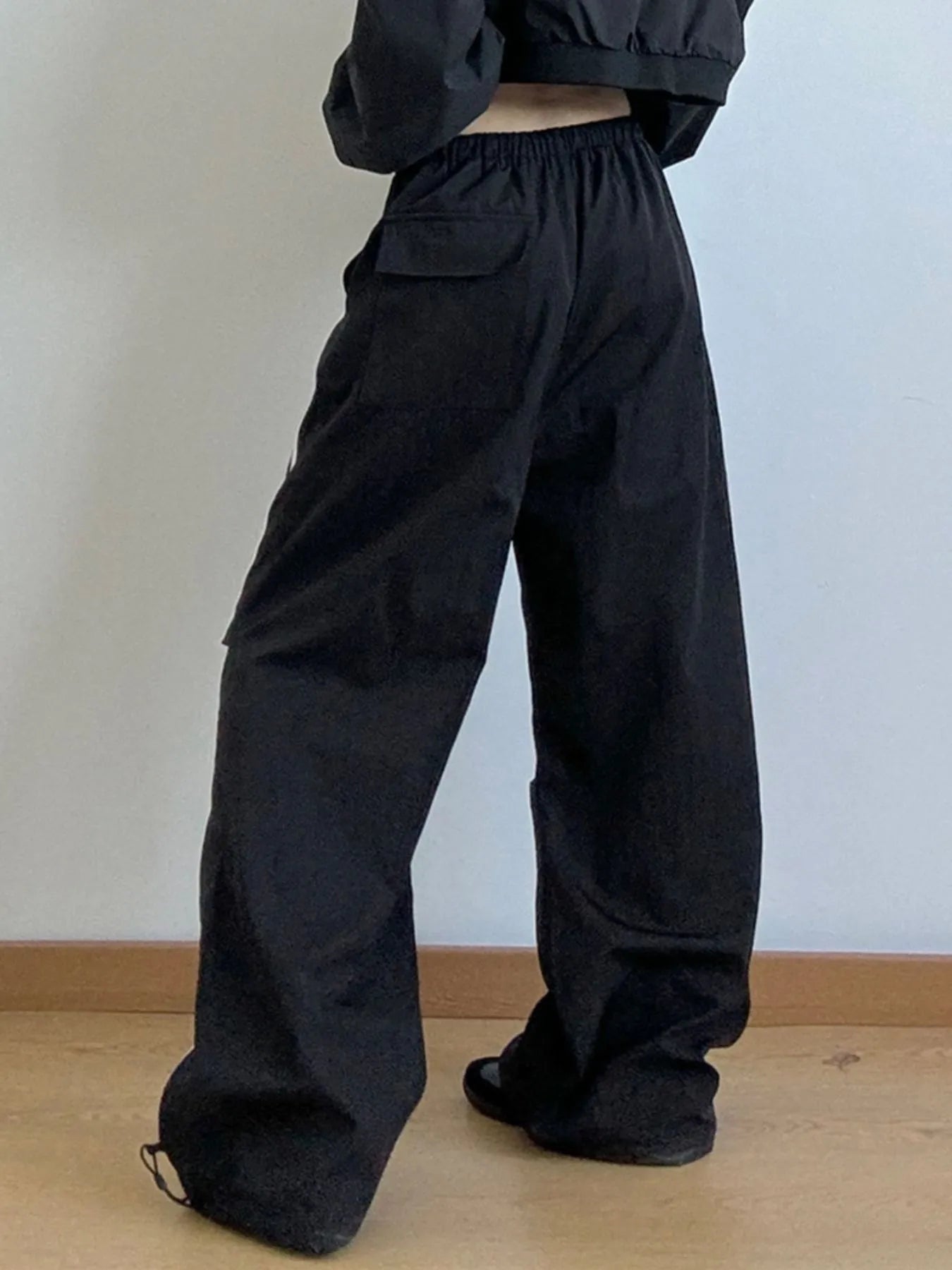 Side Stripes Wide Leg Pants