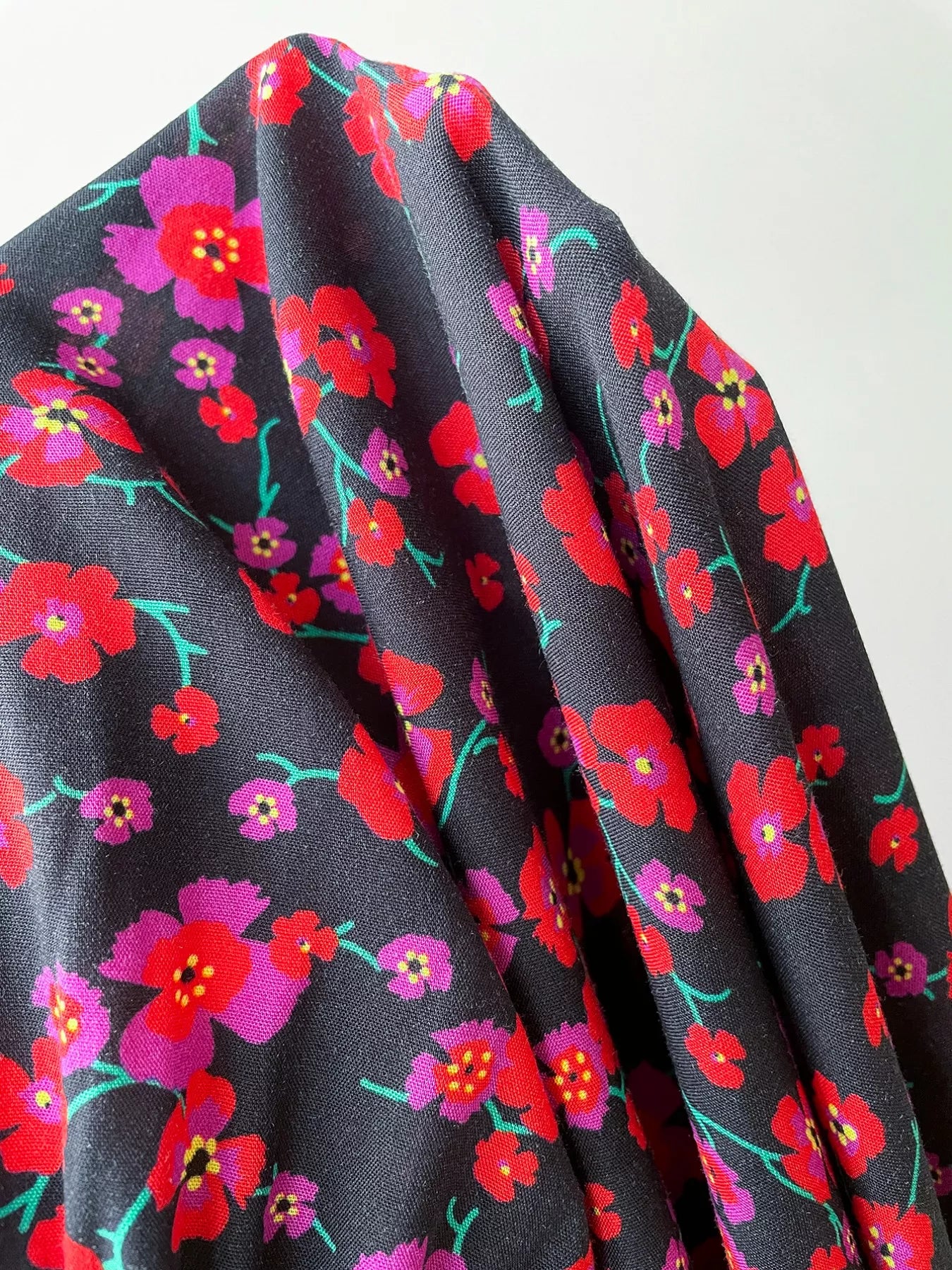 Plus Size Floral Square Neck Short Sleeve Dress