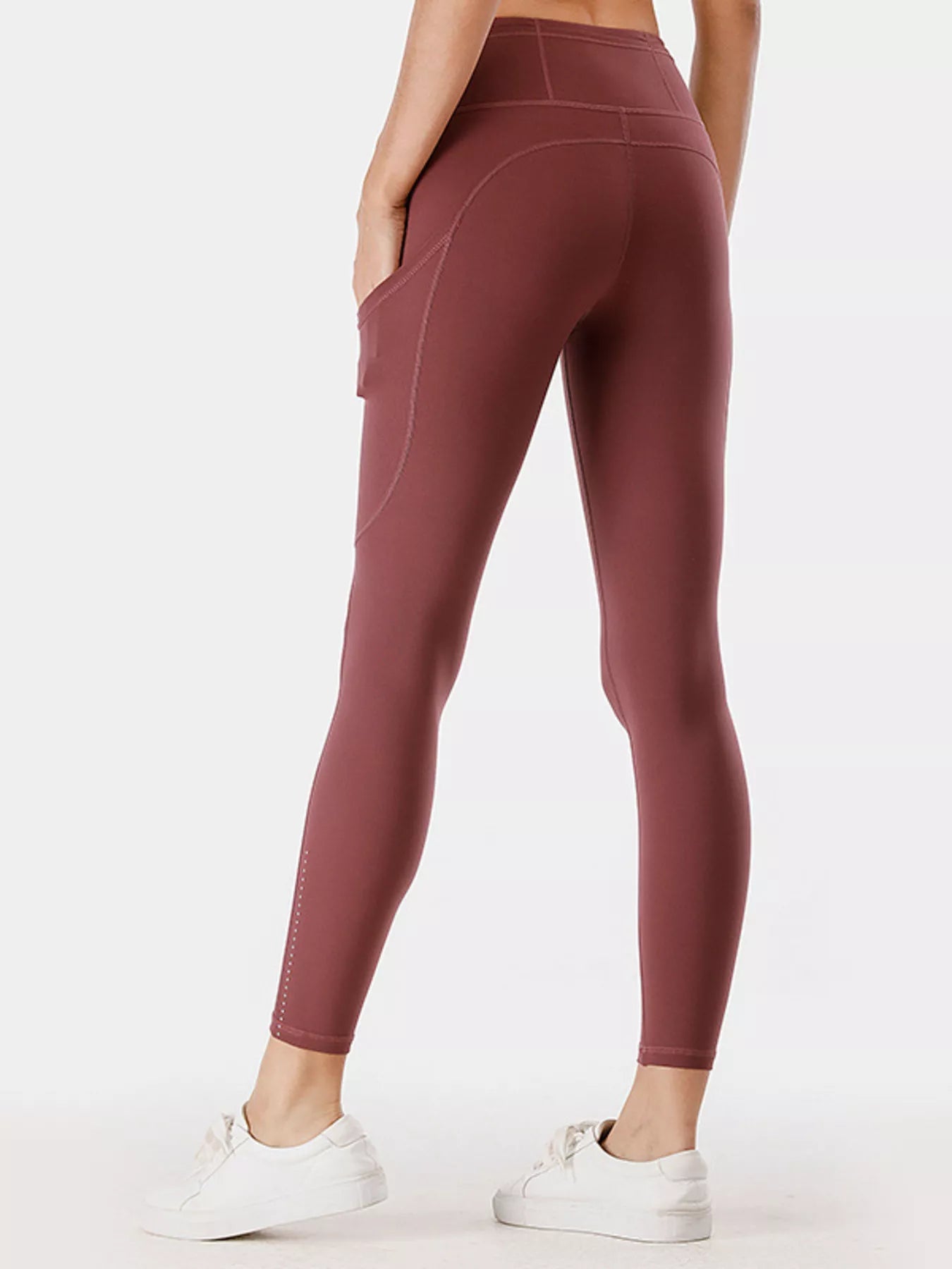 Full Size High-Waisted Active Leggings with Pockets Plus Size