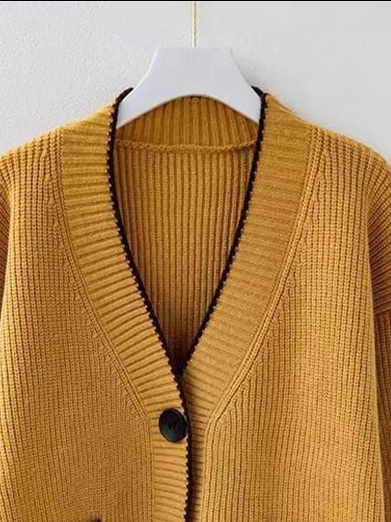 Pocketed Button Down Cardigan