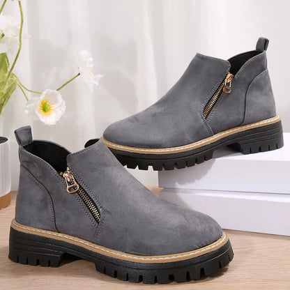 Side Zip Ankle Boots